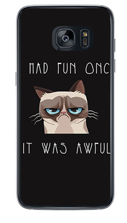 Foto Case Samsung GALAXY S7 EDGE grumpy cat