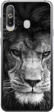 Foto Case Samsung Galaxy A60 Czarno-biały lew
