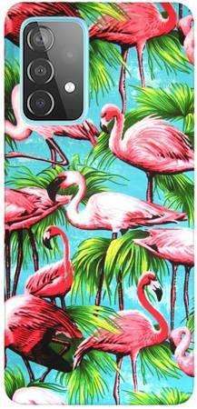 Foto Case Samsung Galaxy A72 5G flamingi i palmy