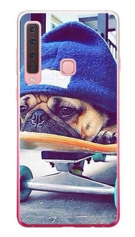 Foto Case Samsung Galaxy A9 2018 bulldog na deskorolce