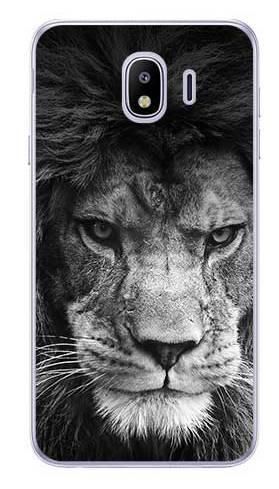 Foto Case Samsung Galaxy J4 Czarno-biały lew