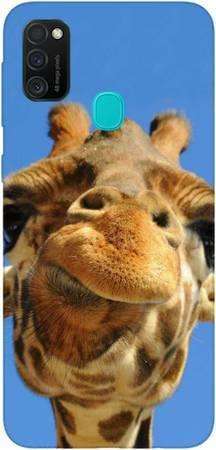 Foto Case Samsung Galaxy M21 śmieszka żyrafa