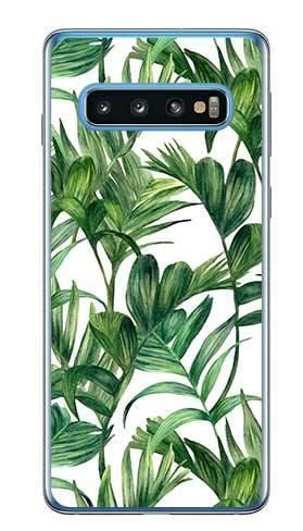 Foto Case Samsung Galaxy S10 liście tropikalne