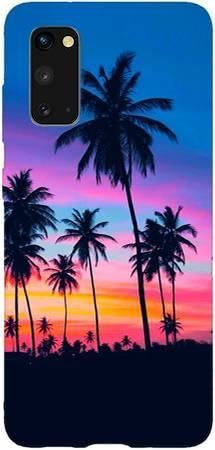 Foto Case Samsung Galaxy S20 wieczorne palmy