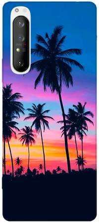 Foto Case Sony Xperia 1 II wieczorne palmy