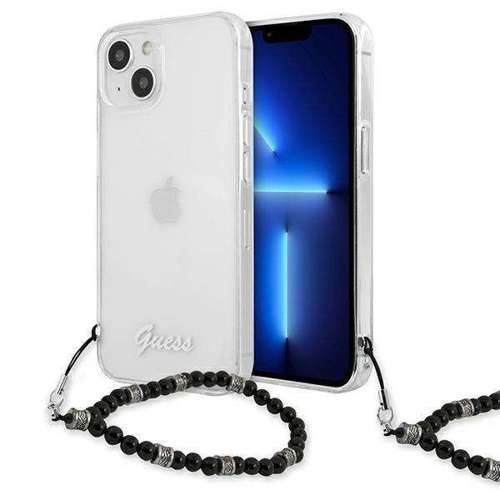 Guess GUHCP13SKPSBK iPhone 13 mini 5,4" Transparent hardcase Black Pearl
