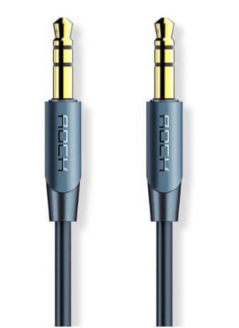 Kabel audio AUX mini Jack - mini Jack 3.5mm ROCK 2M czarny