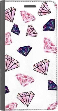 Portfel DUX DUCIS Skin PRO różowe diamenty na Huawei Honor 7x