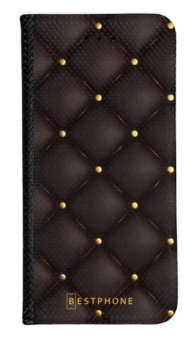 Portfel Wallet Case Alcatel Pixi 4 (5) pikowana skóra