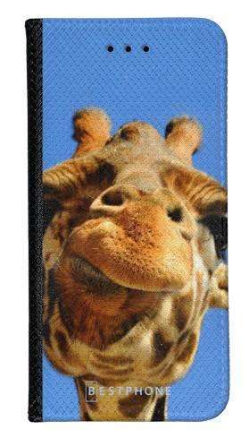 Portfel Wallet Case Huawei Nova 9 śmieszka żyrafa