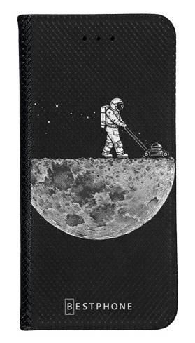 Portfel Wallet Case Motorola MOTO E6 astronauta i księżyc