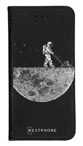 Portfel Wallet Case Motorola Moto E7 astronauta i księżyc