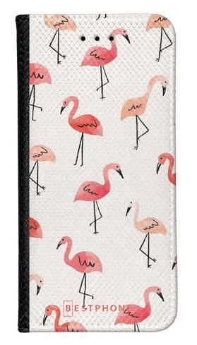 Portfel Wallet Case Nokia 5.1 2018 różowe flamingi
