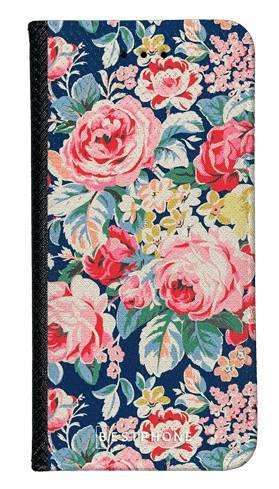 Portfel Wallet Case Realme 9 Pro niebieskie kwiaty vintage