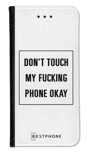 Portfel Wallet Case Sony Xperia XZ4 don't touch my phone
