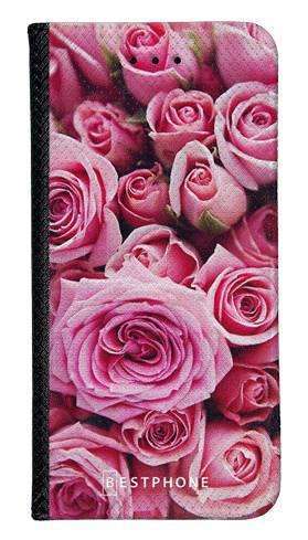 Portfel Wallet Case Xiaomi Poco M3 PRO / Redmi NOTE 10 5G różowe róże