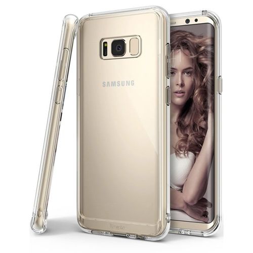 Ringke Fusion etui pokrowiec z żelową ramką Samsung Galaxy S8 G950 przezroczysty (FSSG0021-RPKG)