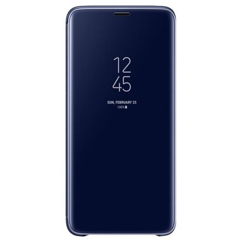 Samsung Clear View Standing Cover futerał etui z inteligentną klapką Samsung Galaxy S9 G960 niebieski
