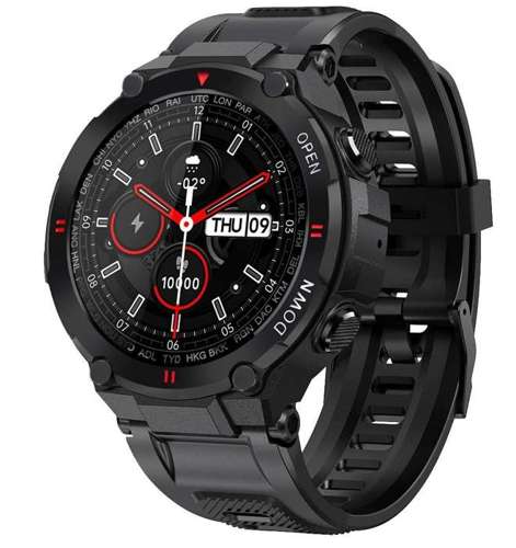 Smartwatch K22 zegarek elektroniczny czarny