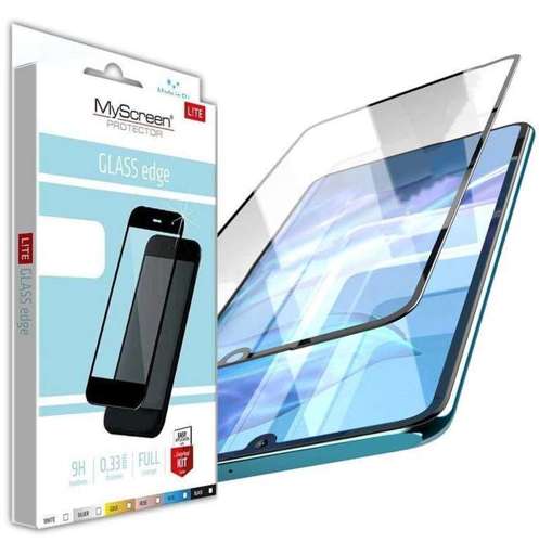 Szkło Hartowane 5D OPPO A12 MyScreen Lite Edge Full Glue czarne