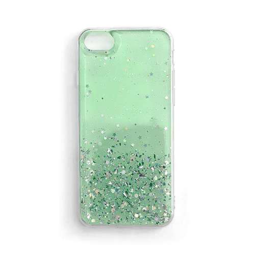 Wozinsky Star Glitter błyszczące etui pokrowiec z brokatem iPhone XR zielony
