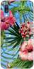 Boho Case Samsung Galaxy A40 Kwiaty tropikalne