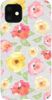 Etui Brokat SHINING kwiatuszki akwarela na Apple IPhone 11
