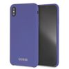 Etui Guess GUHCI65LSGLUV iPhone Xs Max purple /fioletowy hard case Silicone