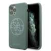 Etui Guess GUHCN65LS4GKA iPhone 11 Pro Max khaki hard case Silicone 4G Tone On Tone