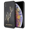 Etui Karl Lagerfeld KLHCI8DLKSBK iPhone 7/8 czarny/black hard case Signature Glitter