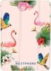 Etui SMARTCASE tropikalne flamingi na Samsung GALAXY TAB E 9.6"