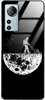 Etui szklane GLASS CASE kosmonauta z kosiarką Xiaomi 12 Lite 