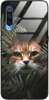 Etui szklane GLASS CASE kot w paprotkach Xiaomi Mi9 