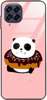 Etui szklane GLASS CASE panda w pączku  Samsung Galaxy M53 5G 