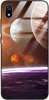 Etui szklane GLASS CASE planety pomarańczowe Xiaomi Redmi 7A 