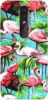 Foto Case Nokia 4.2 flamingi i palmy