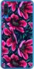 Foto Case Samsung Galaxy A50 / A50s / A30s różowo czarne kwiaty