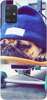 Foto Case Samsung Galaxy A51 5G bulldog na deskorolce