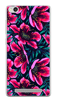 Foto Case Xiaomi REDMI 3 różowo czarne kwiaty