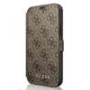 Guess GUFLBKSP12L4GB iPhone 12 Pro Max 6,7" brązowy/brown book 4G Charms Collection