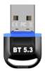 Mini adapter Bluetooth 5.3 USB odbiornik nadajnik do komputera czarny