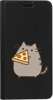 Portfel DUX DUCIS Skin PRO koteł z pizzą na Motorola Moto G22 / Moto E32