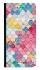 Portfel Wallet Case Apple iPhone 11 kolorowe płytki