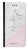 Portfel Wallet Case Samsung Galaxy A20e biały marmur z pudrowym