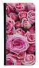 Portfel Wallet Case Samsung Galaxy A71 5G różowe róże