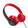 Słuchawki Nauszne Przewodowe KAKU Wire Control Headphone (KSC-437) czerwone